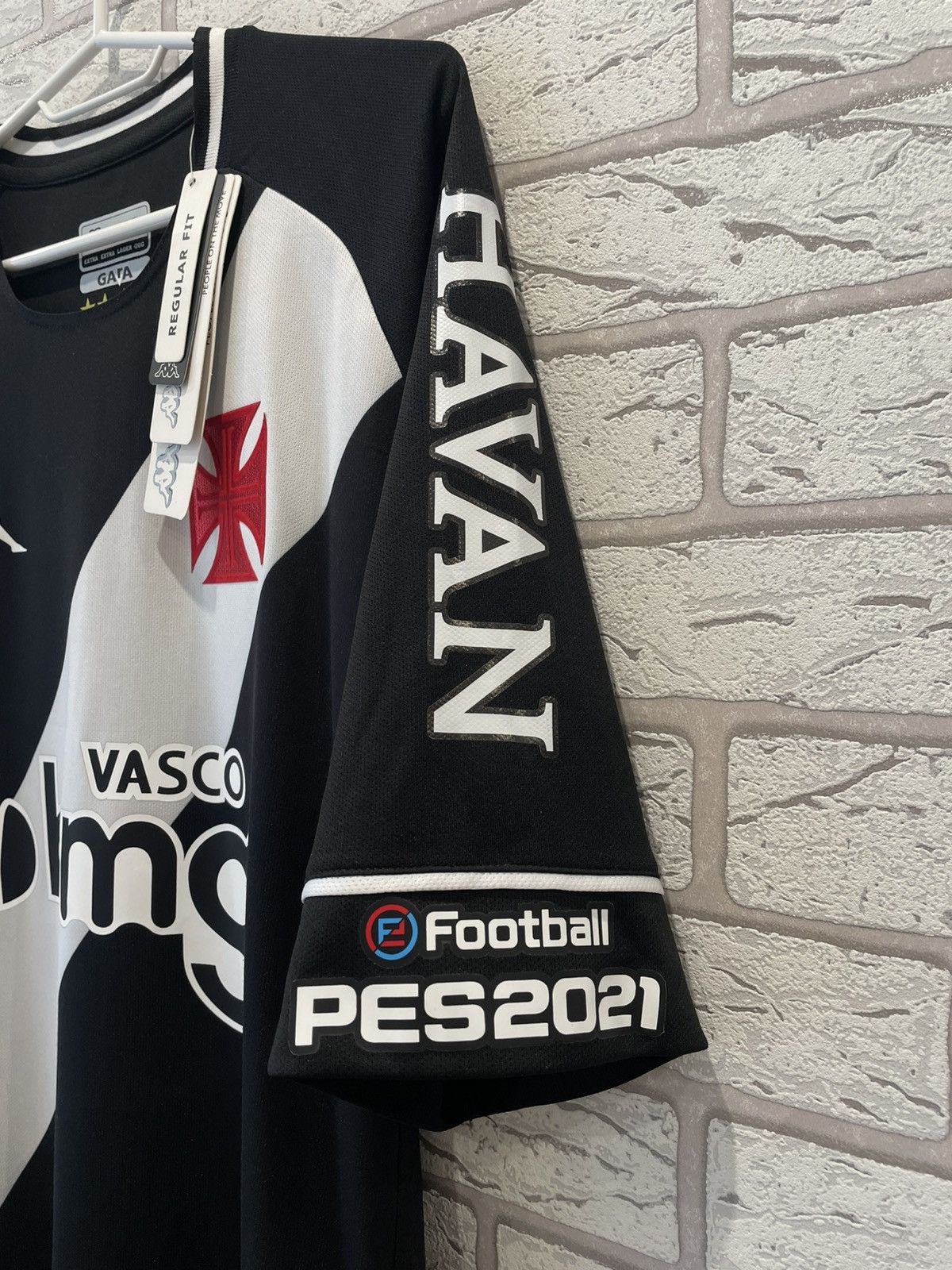 Vintage NEW Kappa Vasco Da Gama 2020 2021 Home Football Shirt Jersey Size US XL / EU 56 / 4 - 5 Thumbnail
