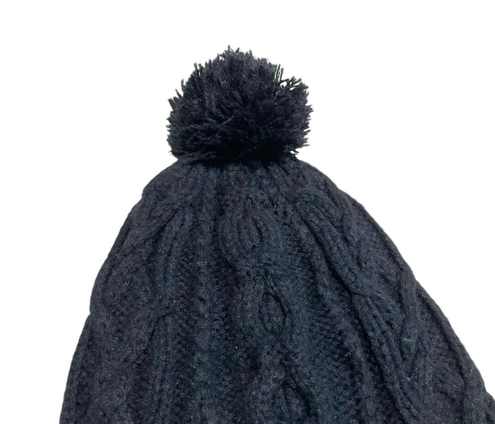 Hysteric Glamour × If Six Was Nine × Japanese Brand 🔥Harajuku Japanese Y2K Cable Knit Earflap Pom Pom Beanie Size ONE SIZE - 5 Thumbnail