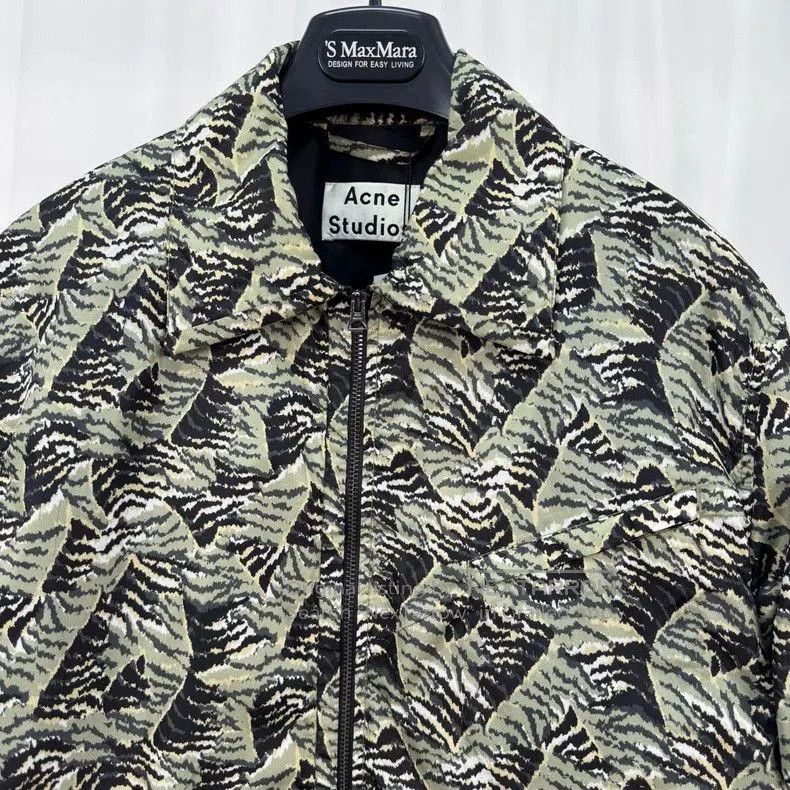 Acne Studios Acne Studios Green Mountain Print Zip Jacket. Size US L / EU 52-54 / 3 - 3 Thumbnail