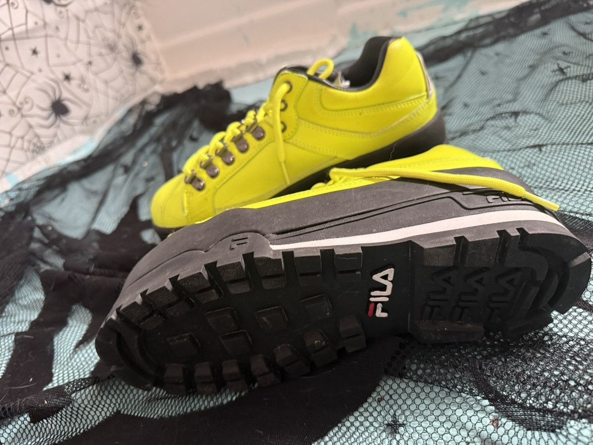 Fila Fila yellow and black platform trainers Size US 8 / IT 38 - 2 Thumbnail