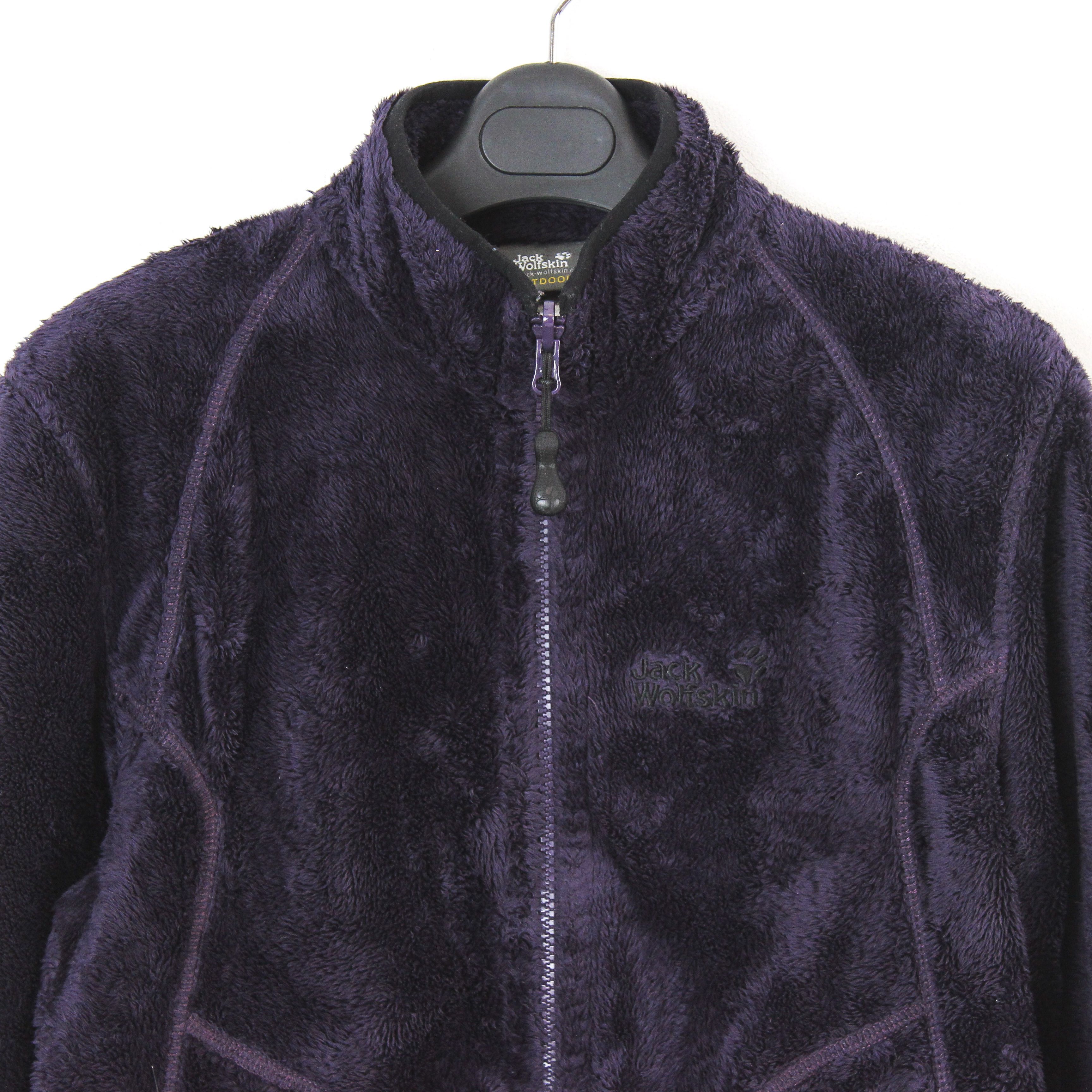 Jack Wolfskin Nanuk S Sherpa Fleece Jacket Jumper Cardigan Sweatshirt Size S / US 4 / IT 40 - 3 Thumbnail