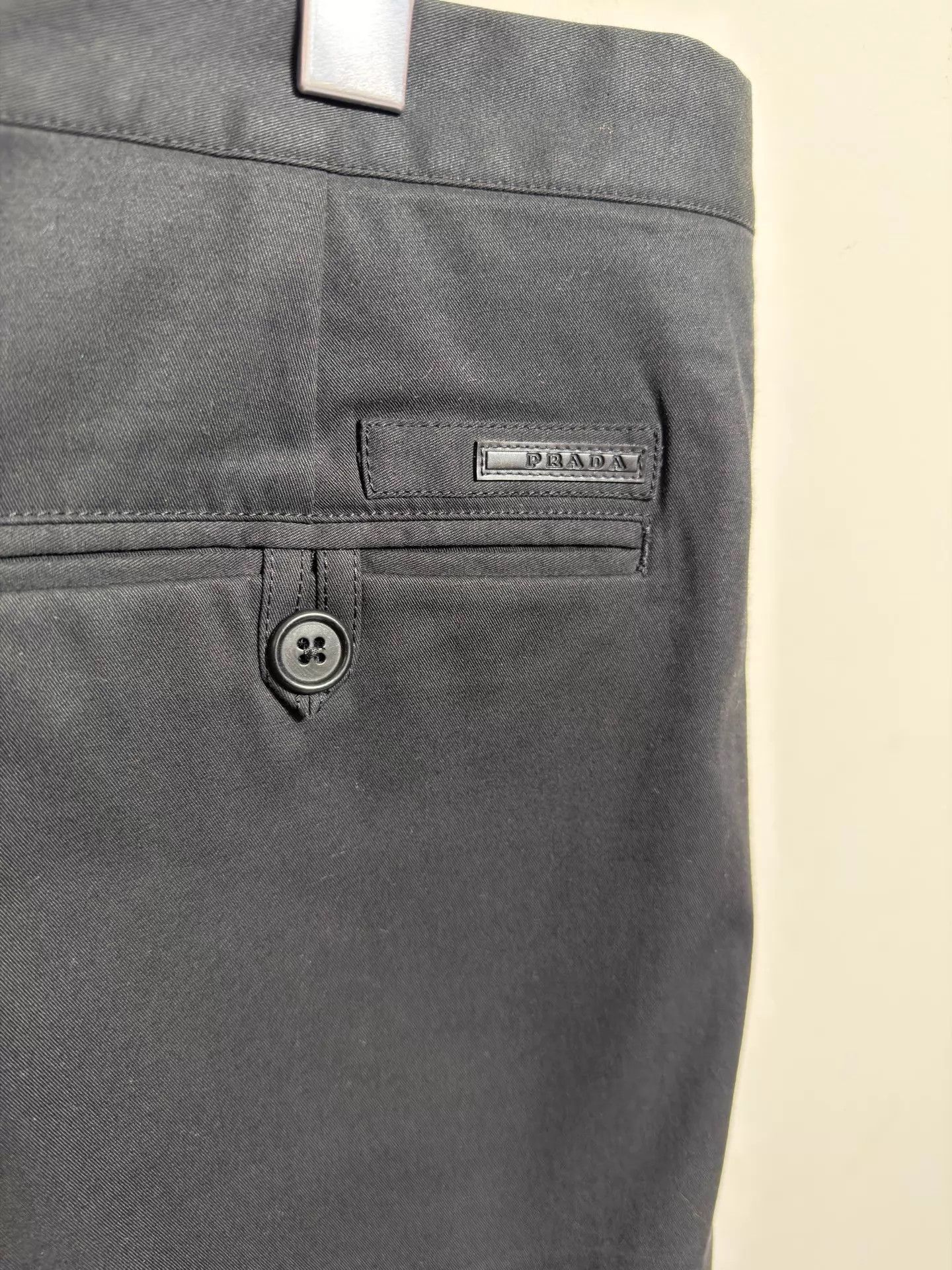 Prada Prada Straight Fit Cotton Blend Trousers 54 Size US 38 / EU 54 - 6 Thumbnail