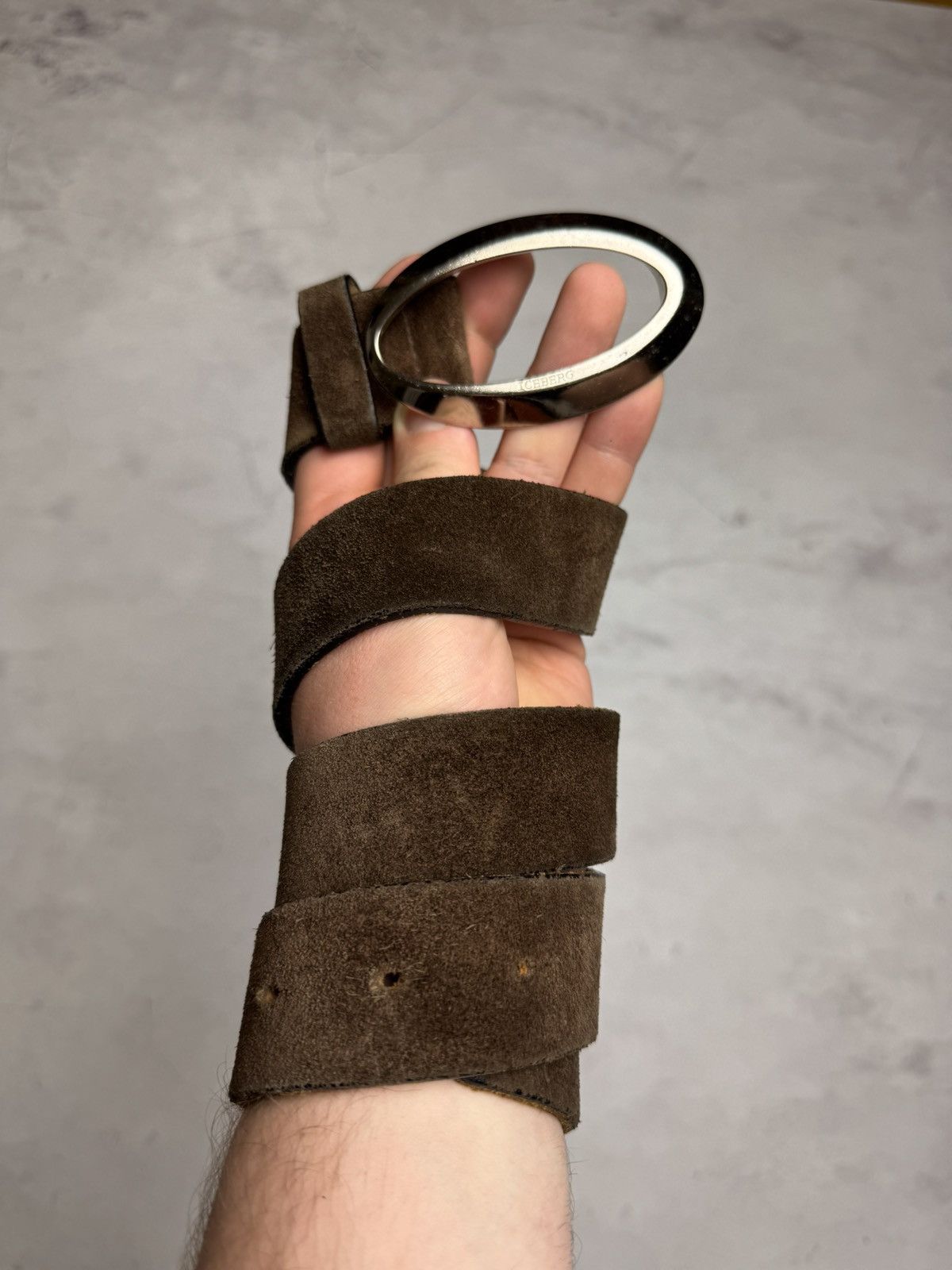 Iceberg × Vintage Iceberg Belt Leather Brown Rare Vintage Size ONE SIZE - 3 Thumbnail