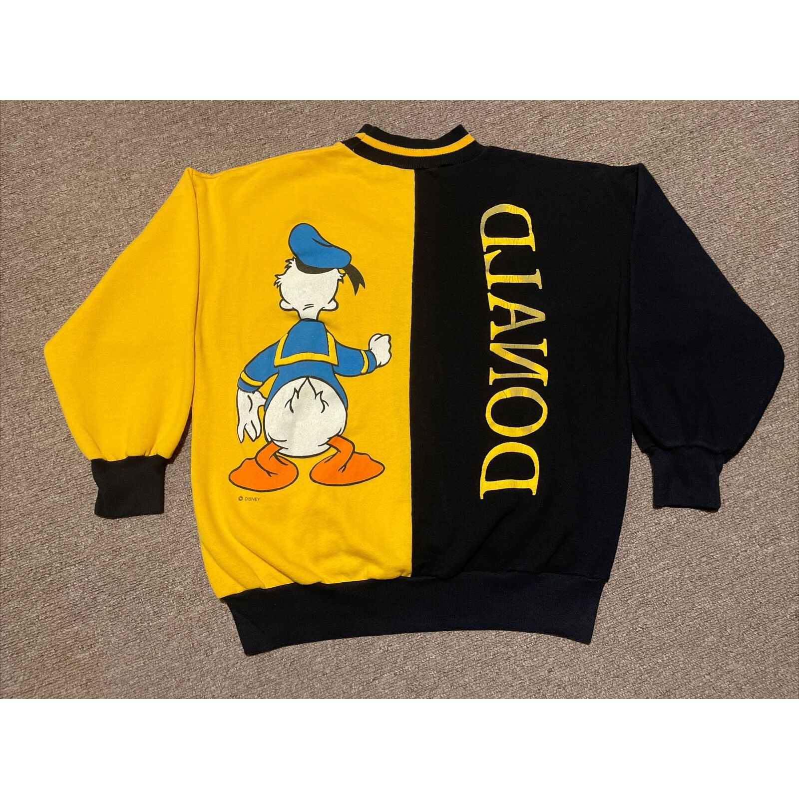 Disney Vintage 80s XL Disney World Donald Duck Mickey Mouse Crewnec Size US XL / EU 56 / 4 - 9 Thumbnail