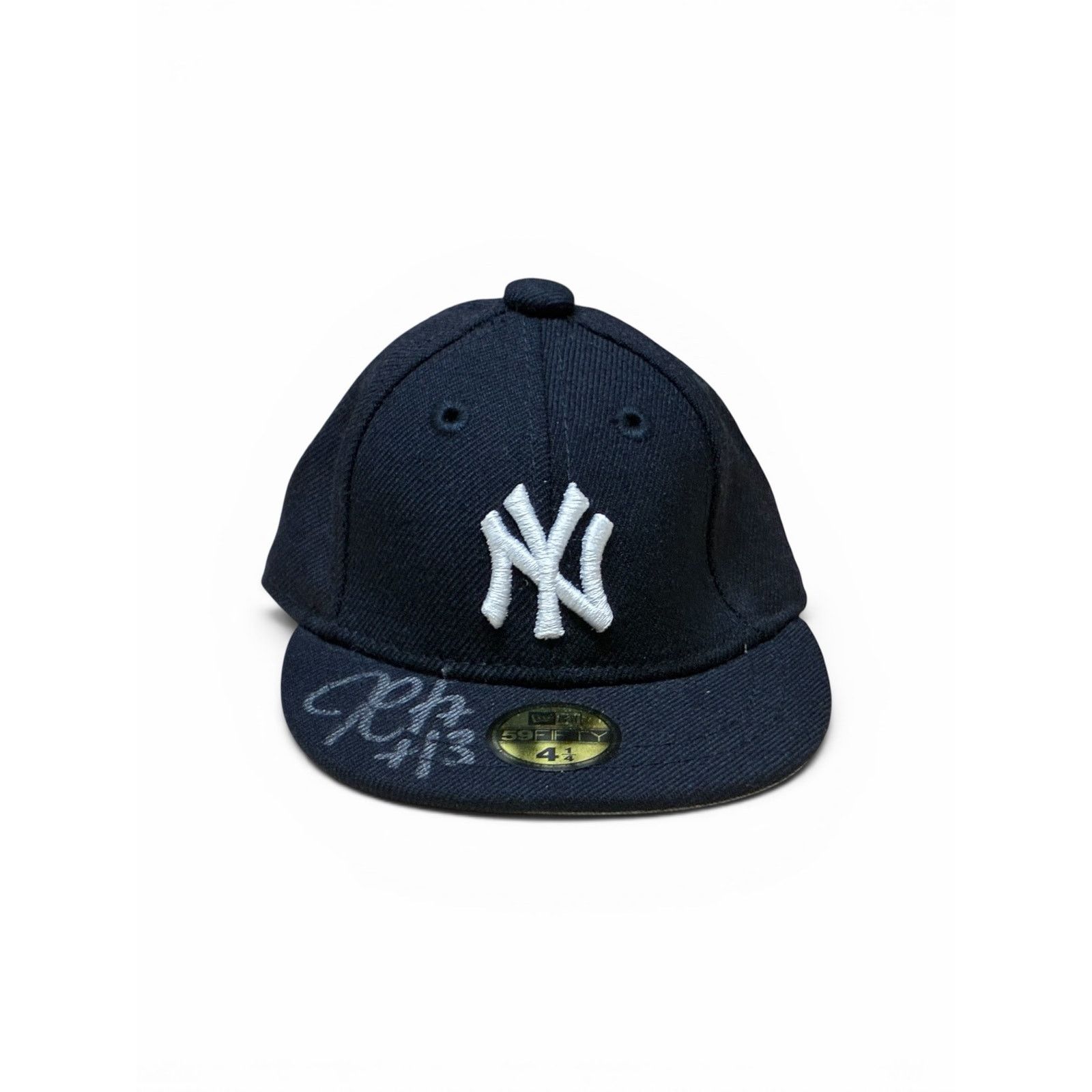 New Era Autographed by Alex Rodriguez Player 13 Yankee Sz 4 1/4 New Size ONE SIZE - 1 Thumbnail