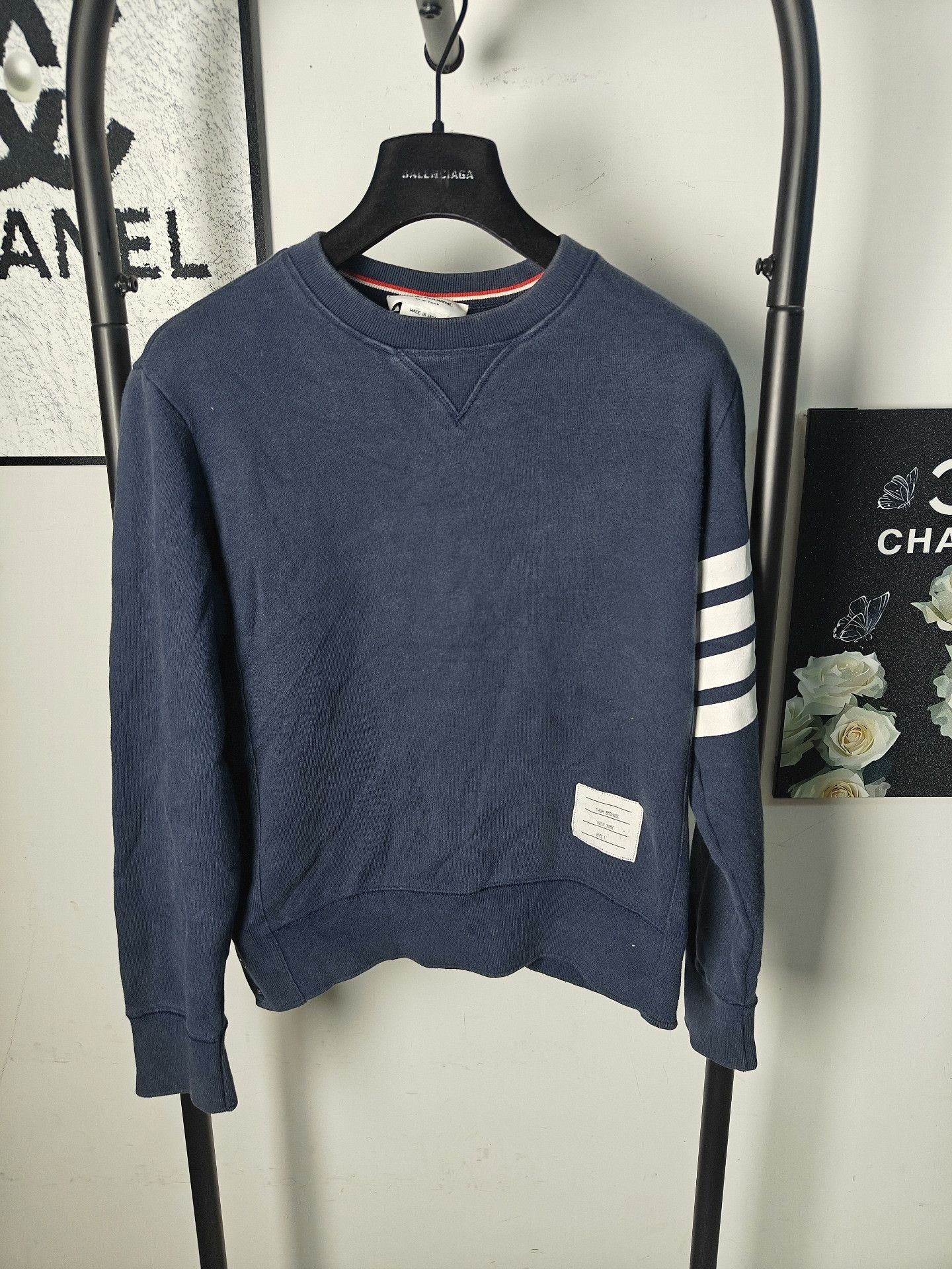 Thom Browne Thom Browne White Hoodie l Men Size US L / EU 52-54 / 3 - 1 Thumbnail