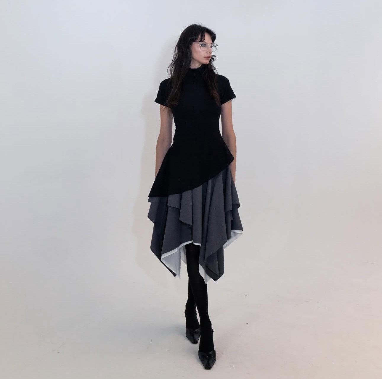 Other woowoo universes black pixel skirt xs Size 24" / US 00 / IT 34 - 5 Thumbnail