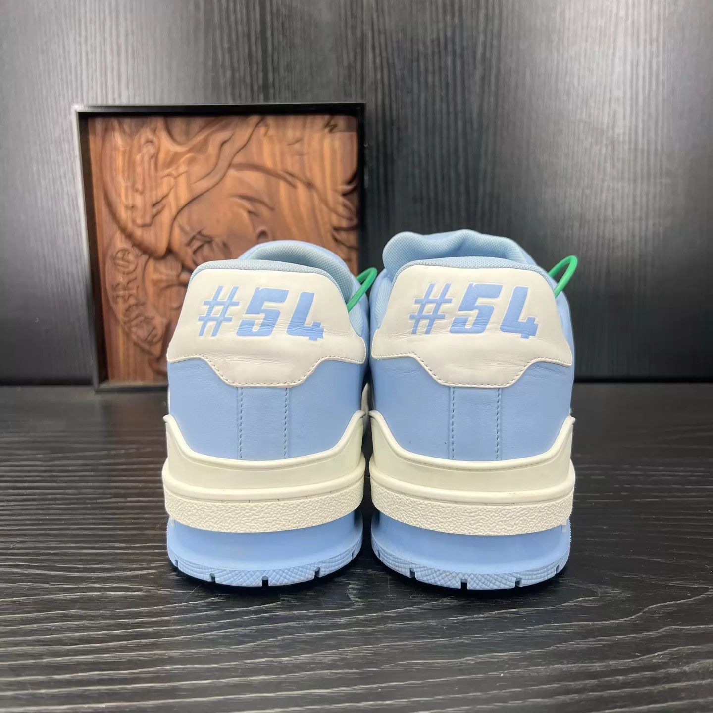 Louis Vuitton lv Trainer Sky Blue UK9/43 Near New Size US 10 / EU 43 - 4 Thumbnail