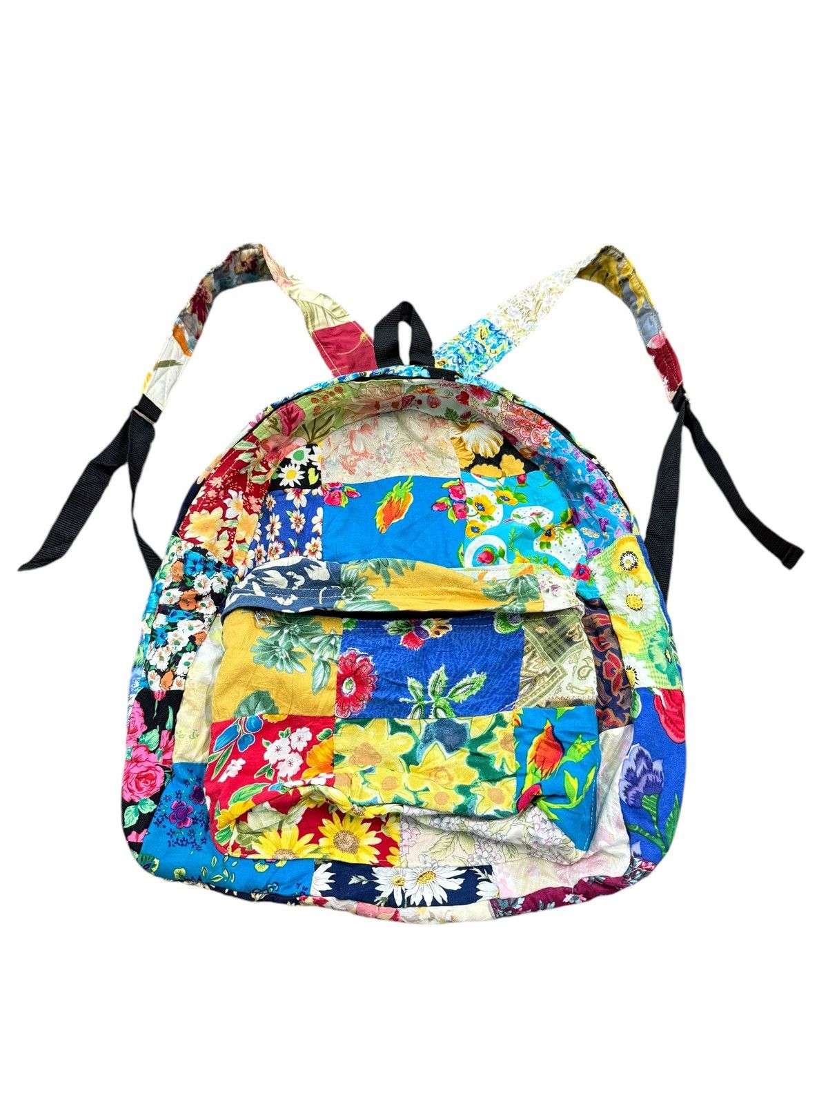 FLORAL CUSTOM PATCHWORK BACKPACK