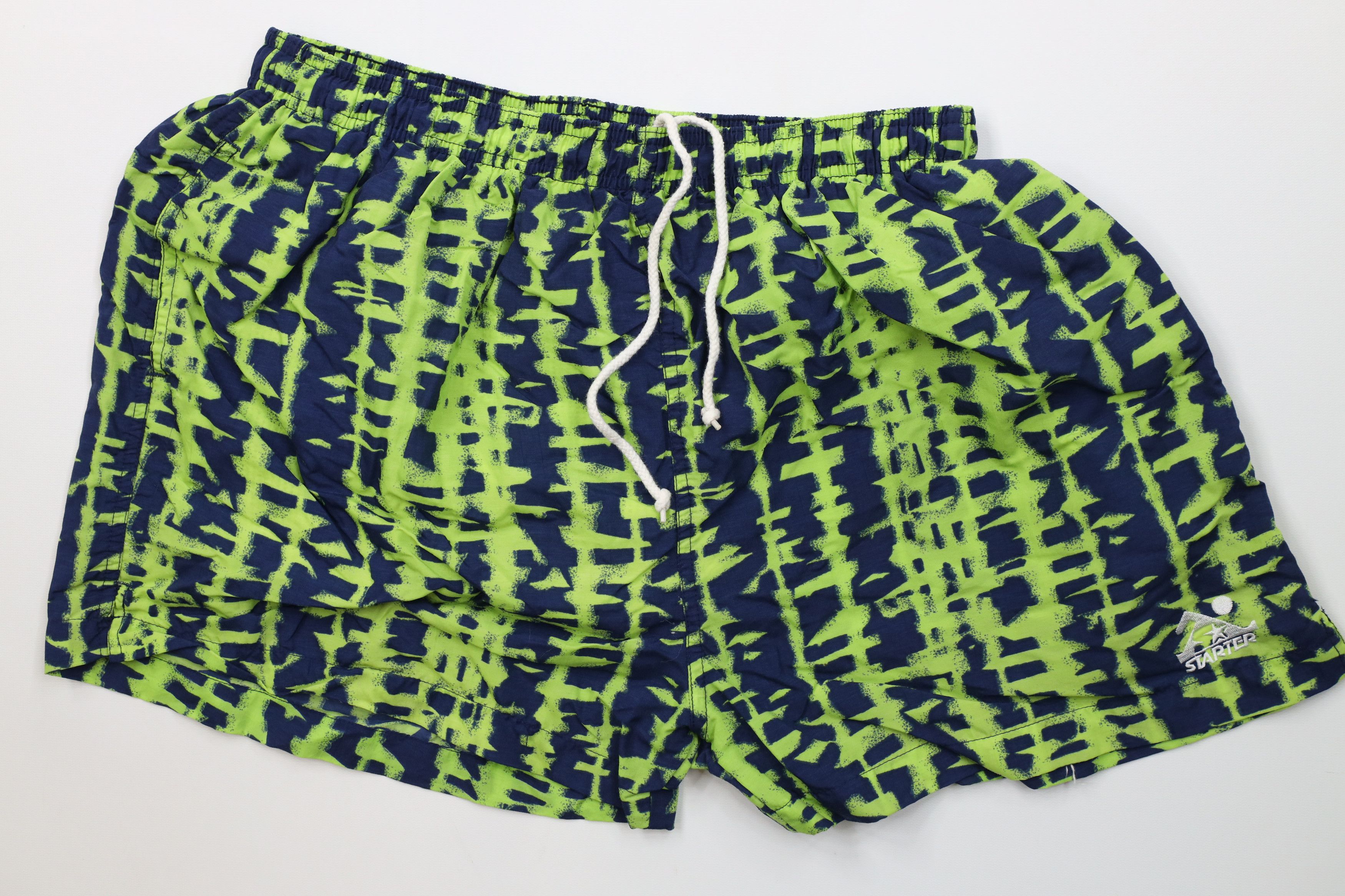 Starter Vintage 90s Starter Seahawks Above Knee Shorts Swim Trunks Size US 34 / EU 50 - 1 Thumbnail