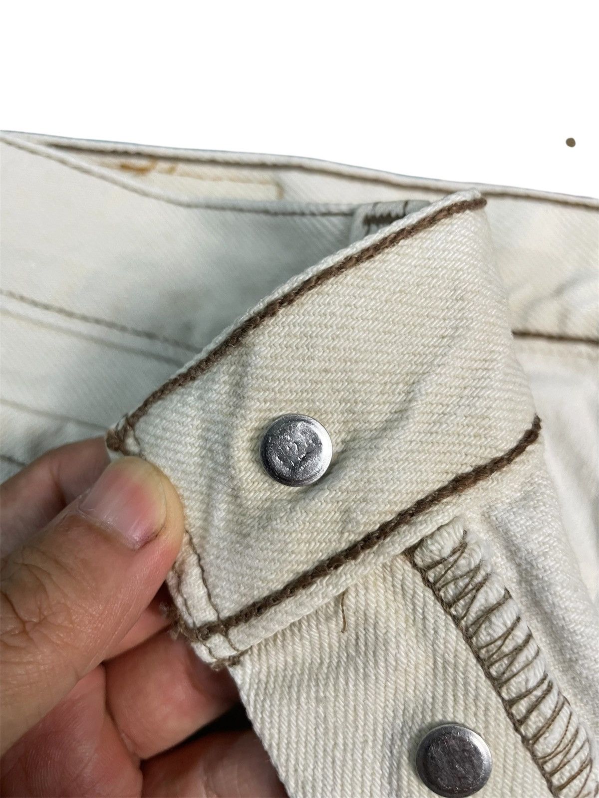 Levi's Vintage 90s Levis 501 white Jeans Size US 30 / EU 46 - 7 Thumbnail