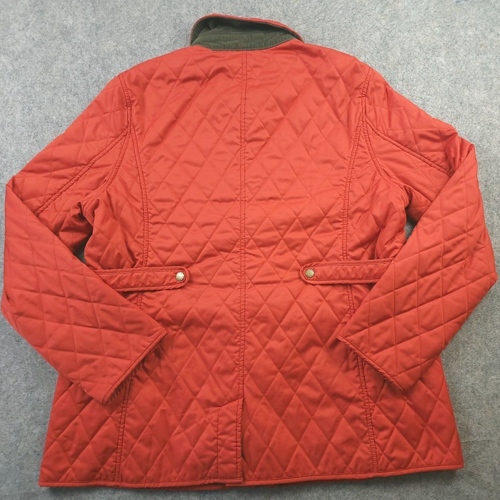 Vintage VINTAGE LL Bean Quilted Riding Jacket Womens XL Orange Outdoor Classic Size XL / US 12-14 / IT 48-50 - 7 Thumbnail