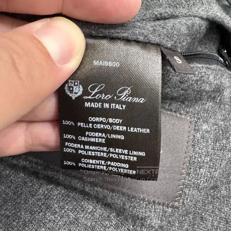 Loro Piana Loro Piana Deer Skin and Cashmere Hooded Jacket Size US S / EU 44-46 / 1 - 5 Thumbnail