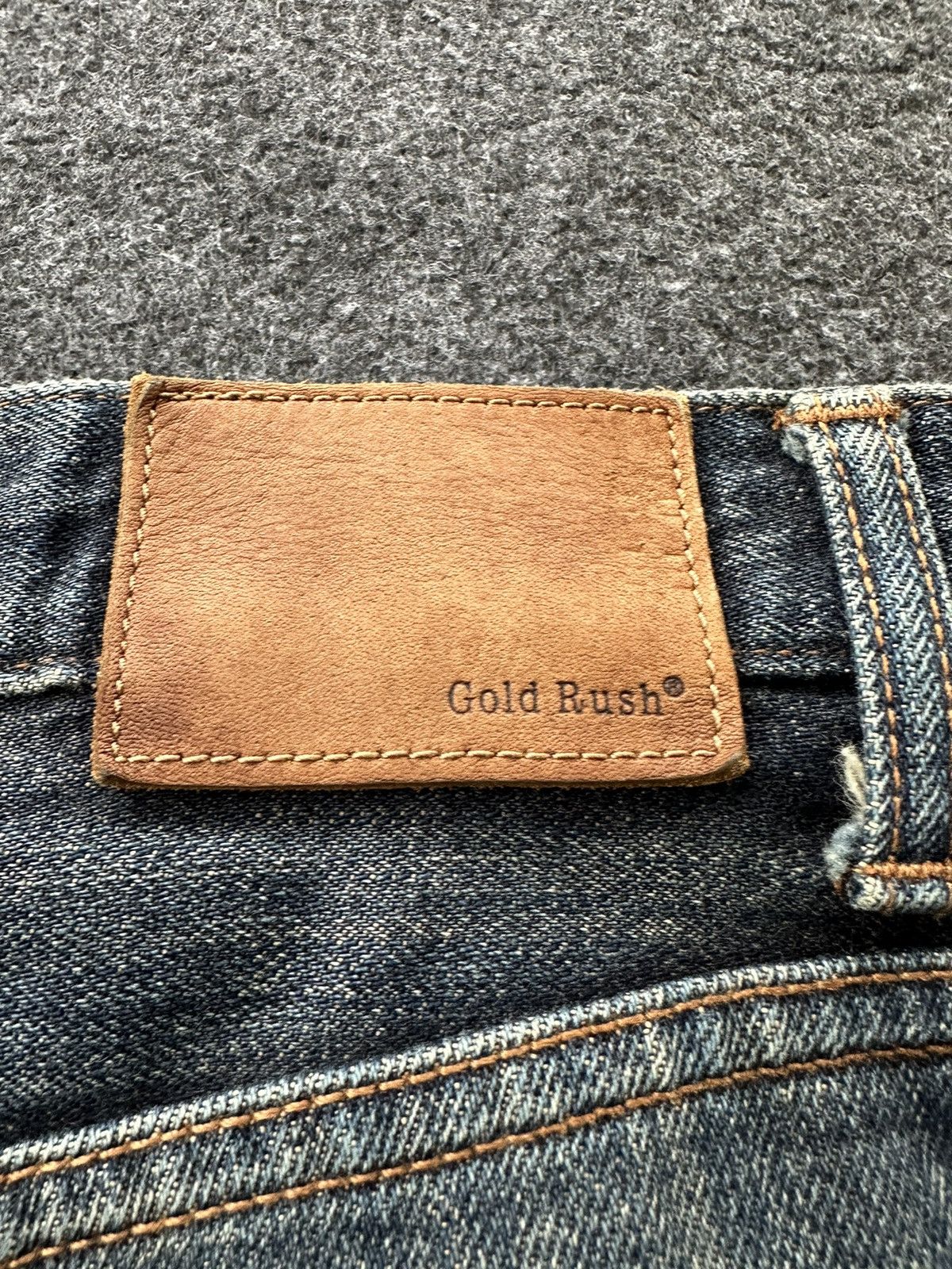 Edwin Vintage Gold Rush Faded Wash Distressed Denim 31x33 D195 Size US 31 - 8 Thumbnail