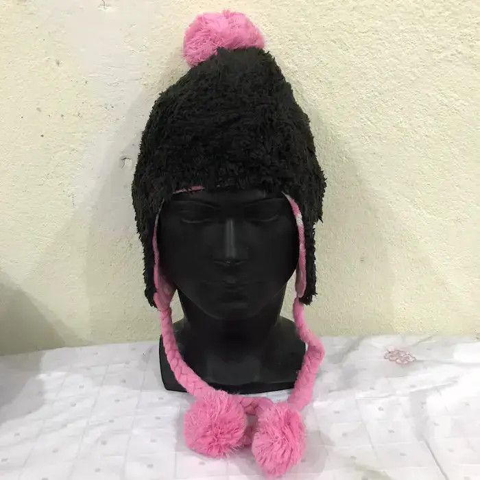 Disney Disney Minnie Mouse Fleece Earflap Beanie Hat Size ONE SIZE - 3 Thumbnail