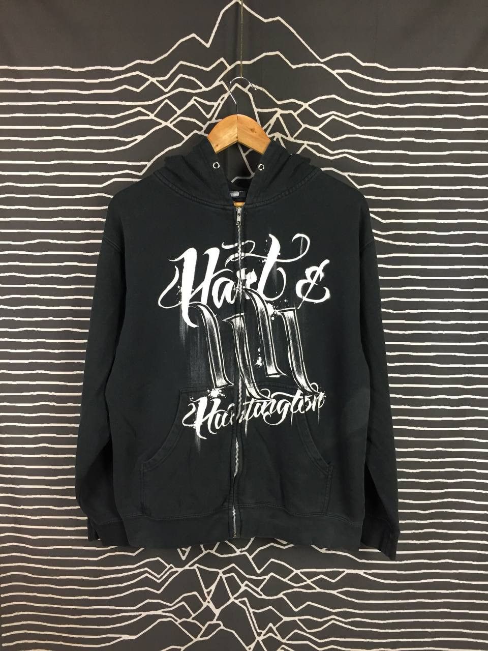 Vintage Hart & Huntington Cholo Script Tattoo Art Full Zip Hoodie Size US M / EU 48-50 / 2 - 2 Thumbnail
