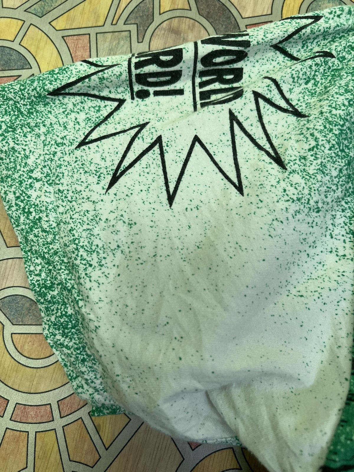 Vintage Falcon Newspaper all over print Promo tee akira vintage 90’s Size US L / EU 52-54 / 3 - 12 Thumbnail
