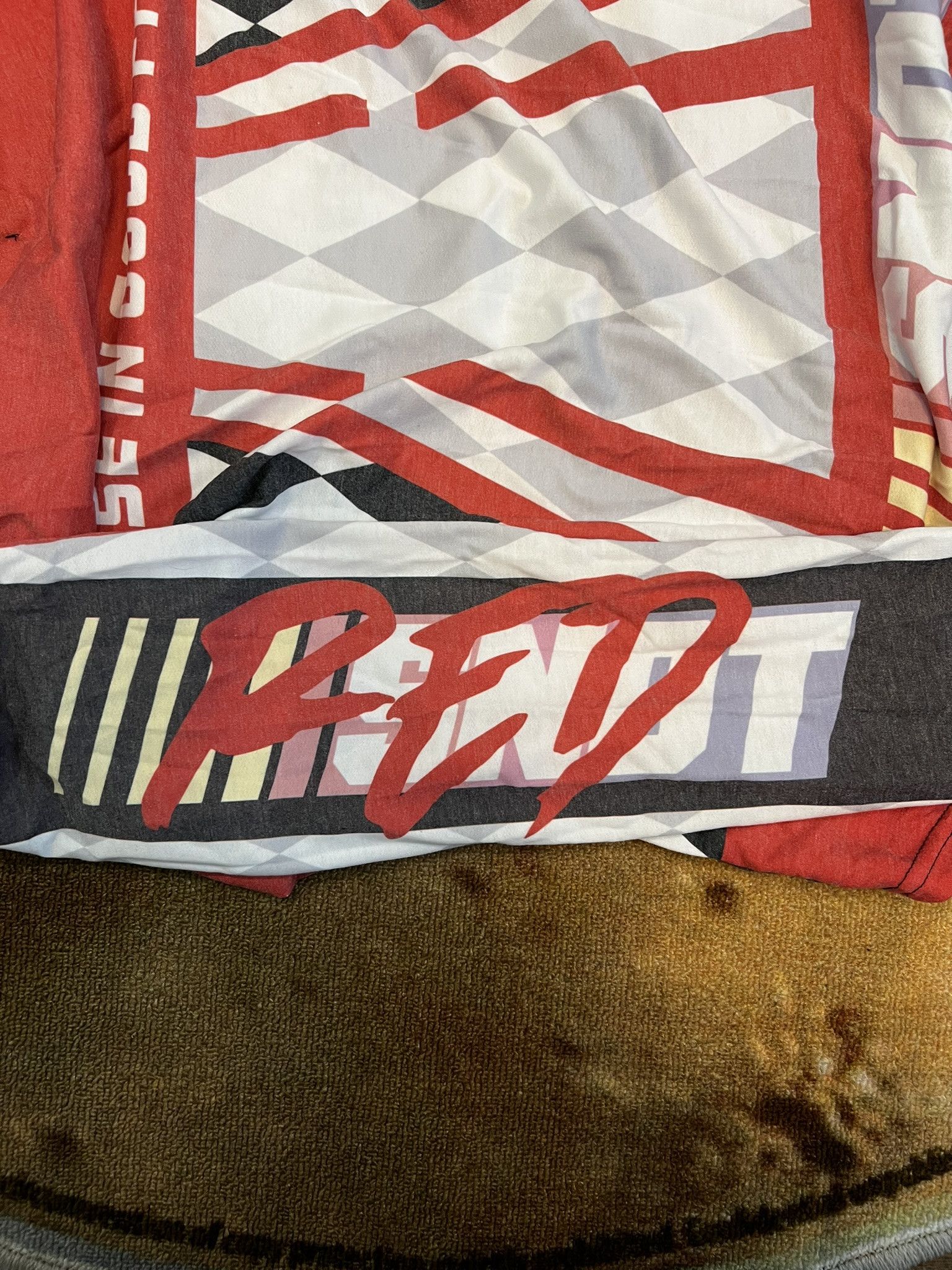 Rap Tees $not 'Red' Track Jersey Size US L / EU 52-54 / 3 - 5 Thumbnail
