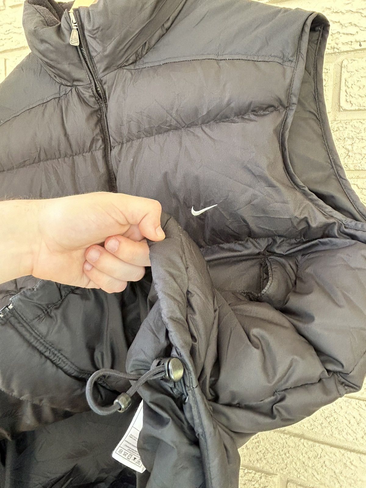 Nike Vintage Nike Swoosh Duck Down Puffer Vest Size US XL / EU 56 / 4 - 4 Thumbnail