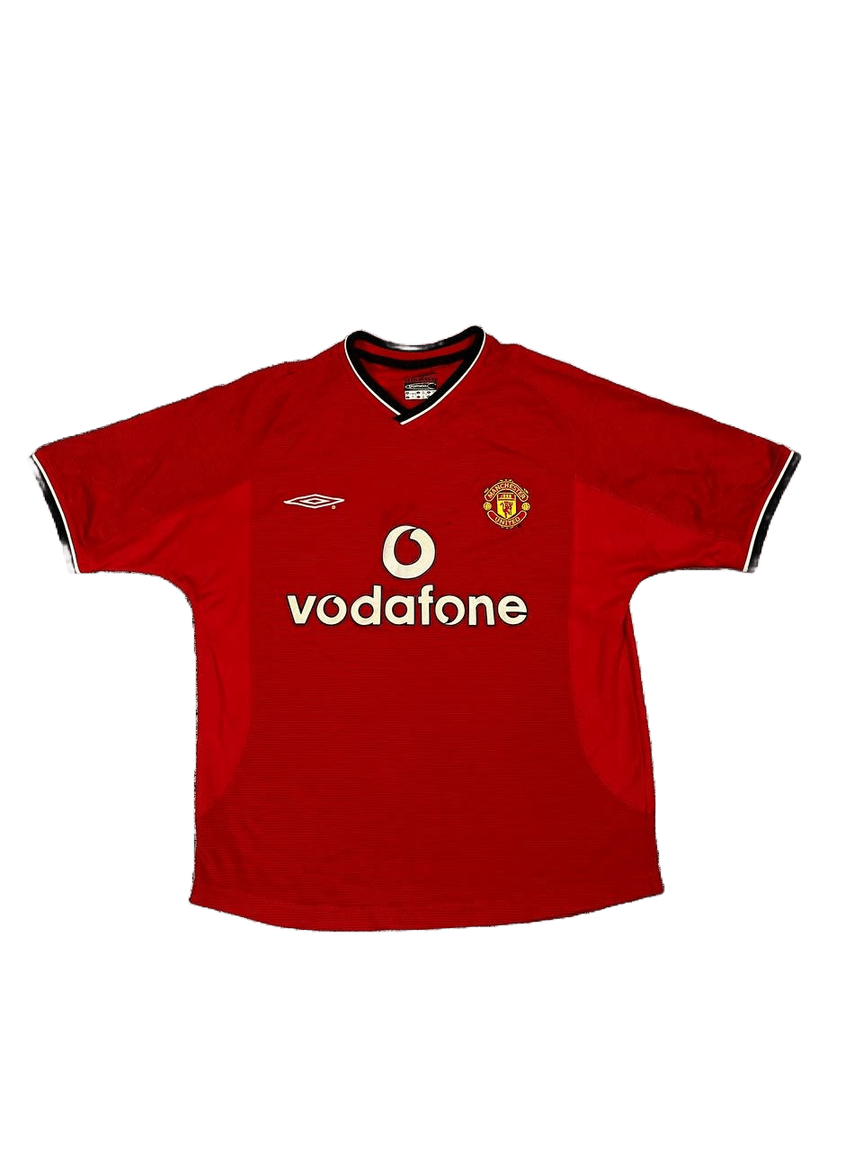 Umbro 2002 VINTAGE MANCHESTER UNITED FOOTBALL SHIRT JERSEY UMBRO Size US S / EU 44-46 / 1 - 1 Thumbnail