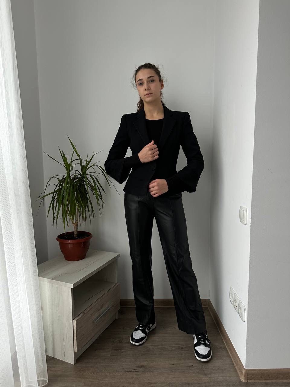 Emporio Armani × Vintage Vintage Emporio Armani Blazer Jacket W Black Size S / US 4 / IT 40 - 9 Thumbnail