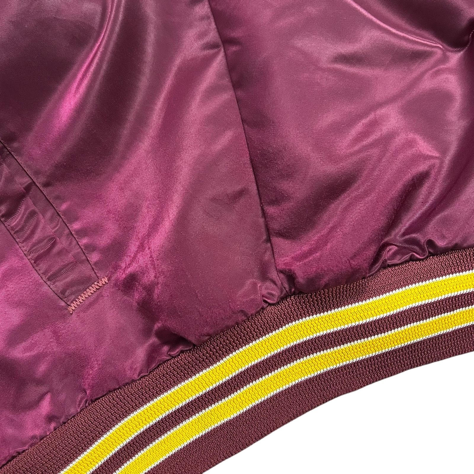 NFL 90s WASHINGTON REDSKINS CHALK LINE SATIN JACKET SPELL OUT Size US XXL / EU 58 / 5 - 10 Thumbnail