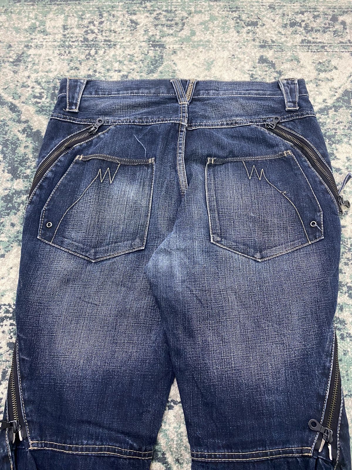 PPFM PPFM Multizipper Double Pocket Tactical Bondage Denim Pant Size US 32 / EU 48 - 17 Thumbnail