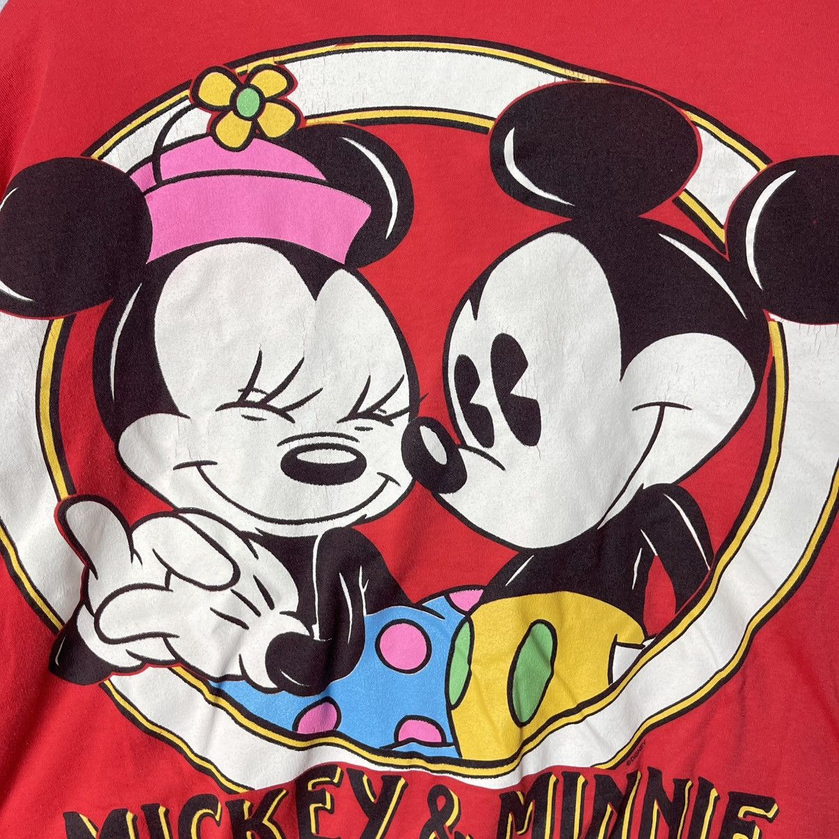Disney Vintage 90s Disney Mickey Minnie Polka Dot Jacket USA Size US L / EU 52-54 / 3 - 2 Thumbnail