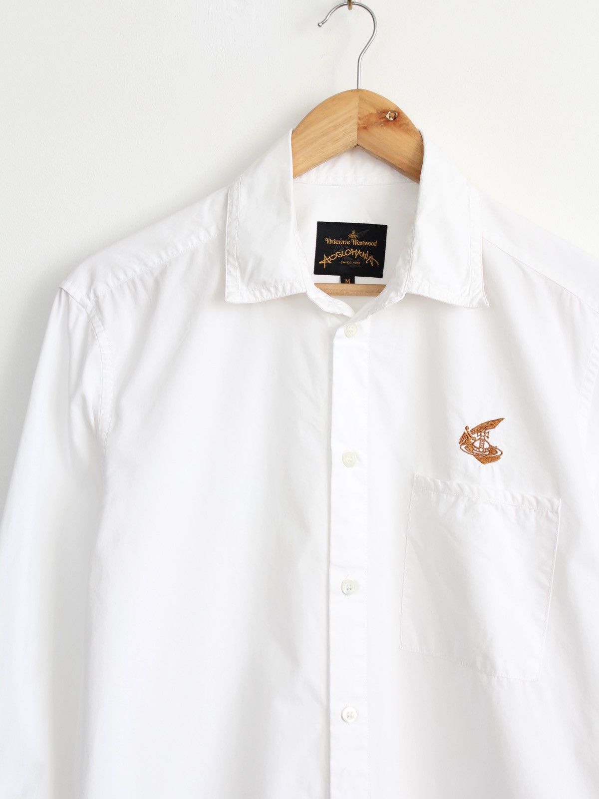 Vivienne Westwood Anglomania Men's White Shirt Button Up