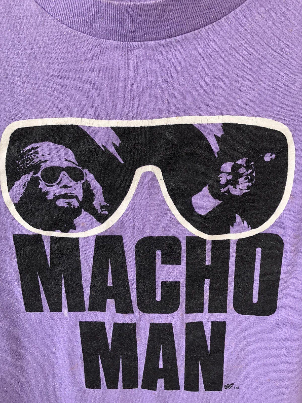 Vintage × WCW/nWo × WWF Vintage 80s MACHO MAN WWF Wrestling Tee Size US XL / EU 56 / 4 - 3 Thumbnail