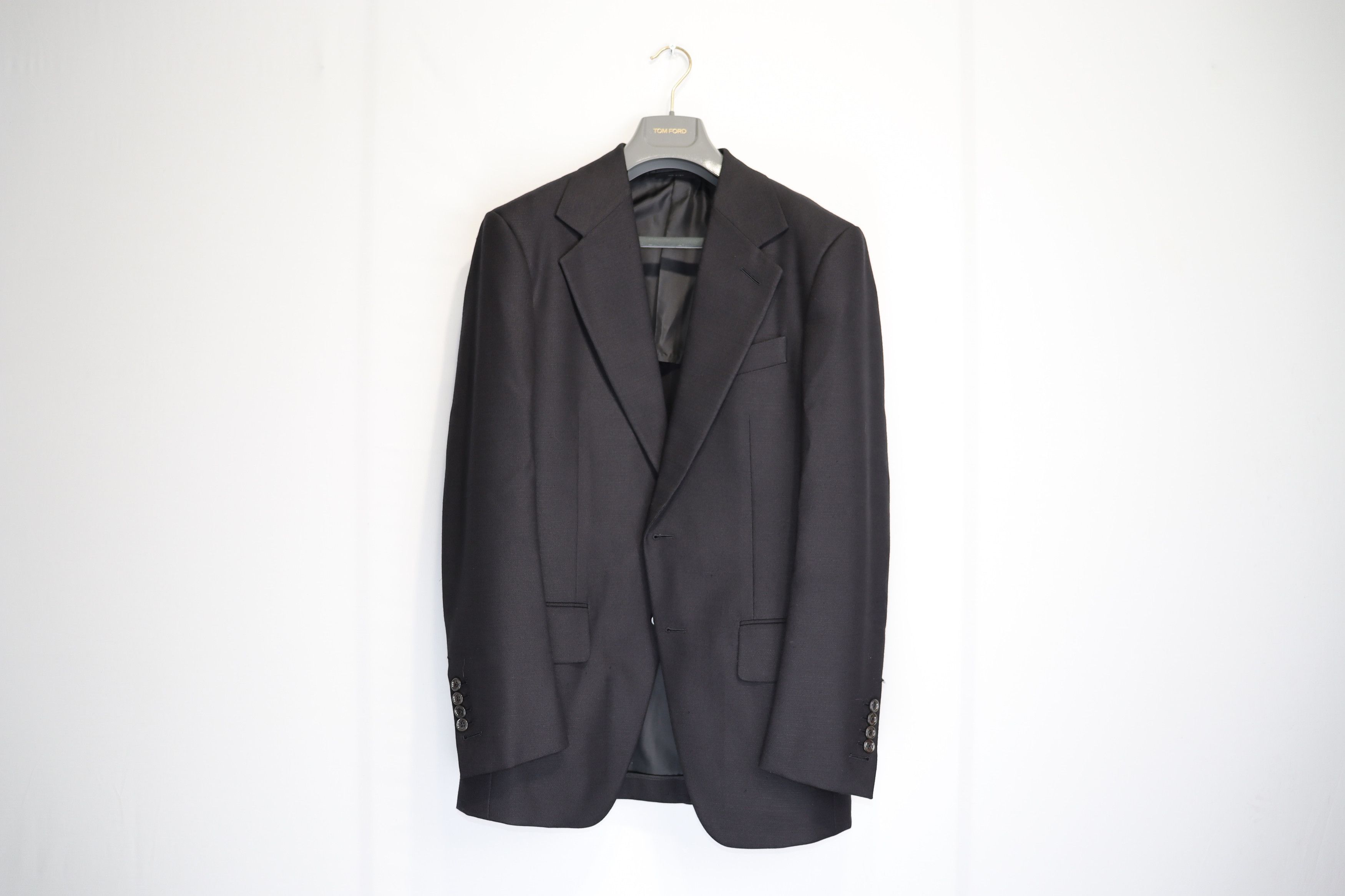 image of Tom Ford O1Rshd1 New Spencer Blazer Jacket In Black, Men's (Size Small)