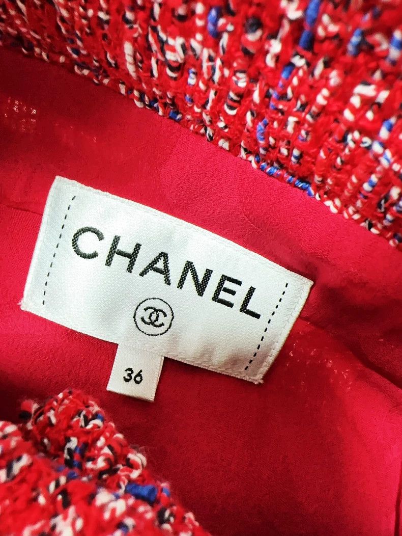 Chanel Chanel 19P Spring and Summer Preview Series Red Ruffle Mix Size XS / US 0-2 / IT 36-38 - 5 Thumbnail