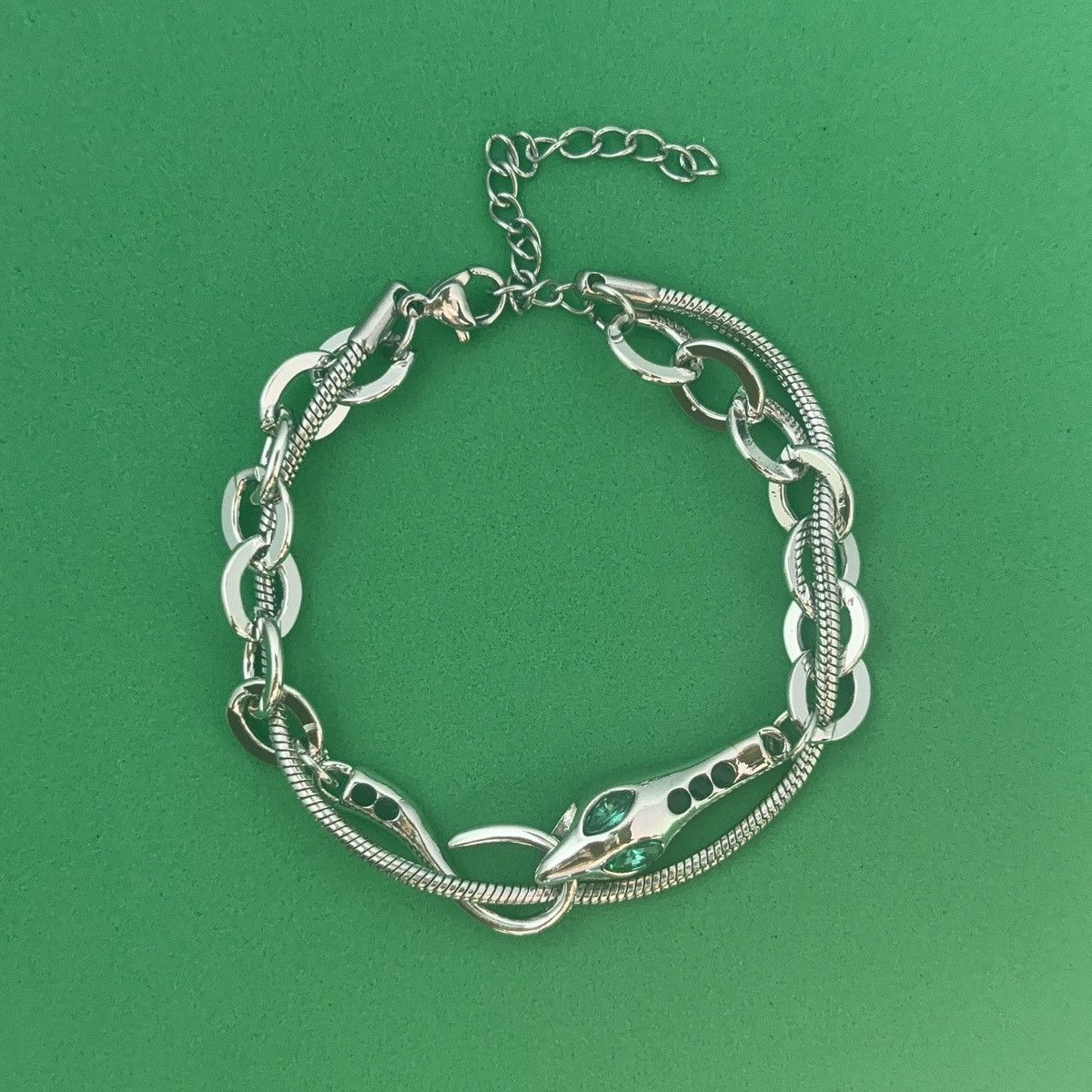 Other All Blues Silver Fat Snake Bracelet | Grailed