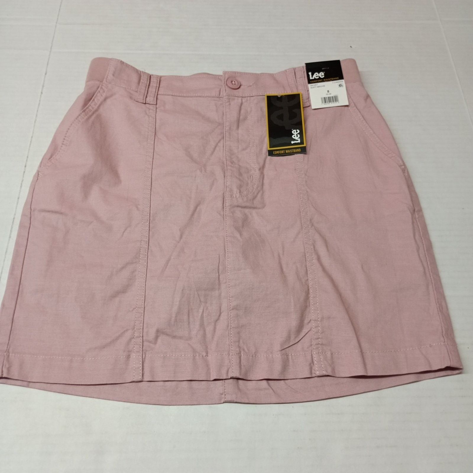 Lee Lee Womens Skort Size 8 Comfort Stretch Waistband Soft Mauve Size 30" / US 8 / IT 44 - 1 Thumbnail