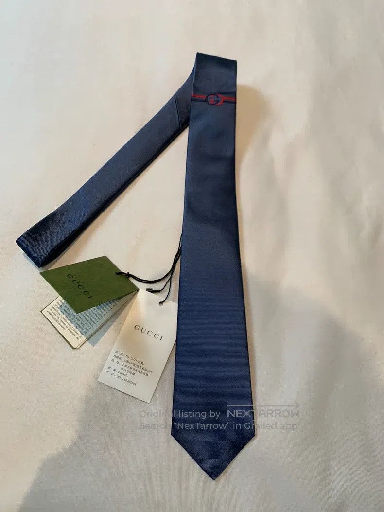 Gucci Gucci Logo tie Size ONE SIZE - 1 Thumbnail