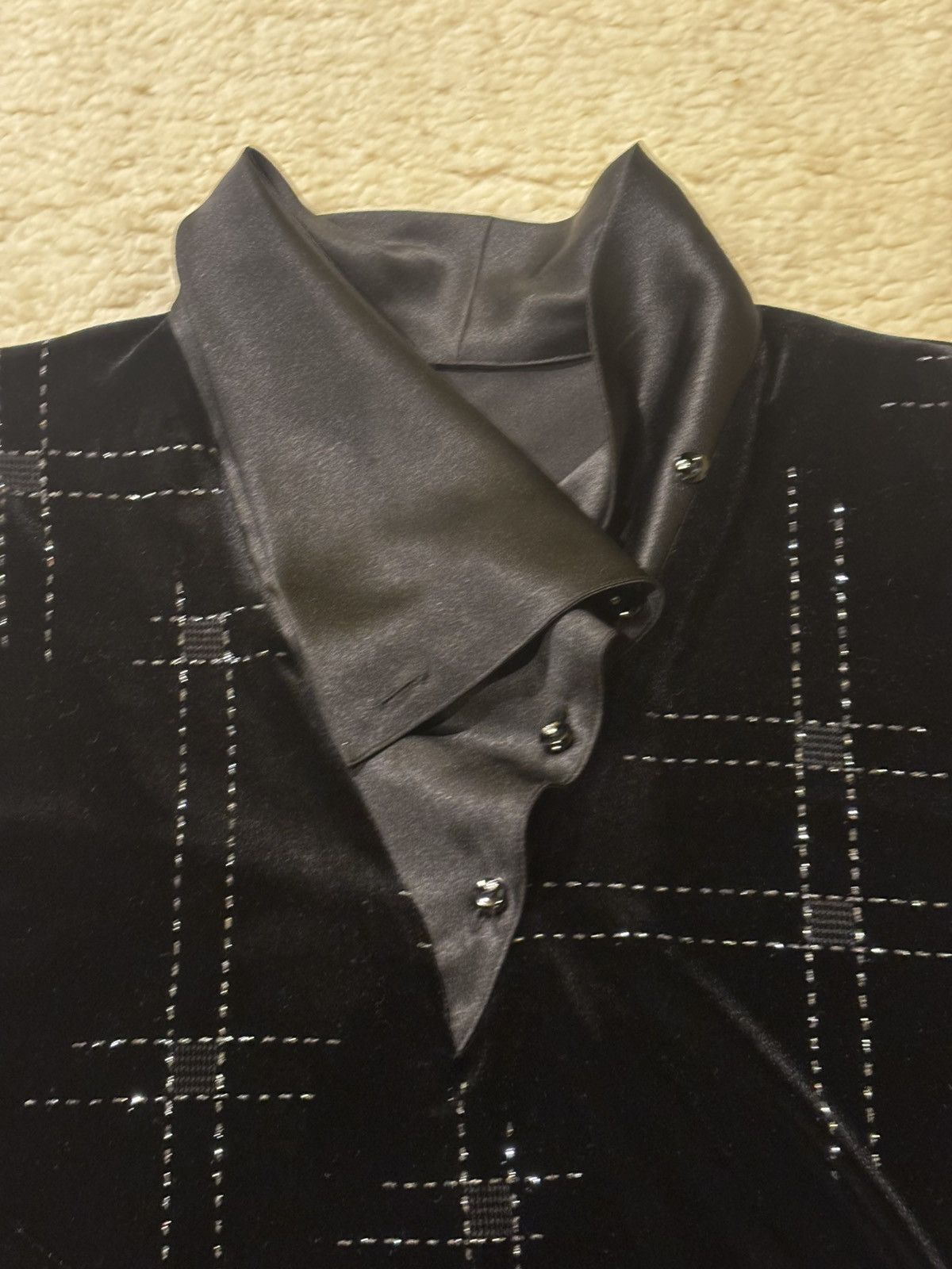 Other Women’s black velvet Top0826 Size L / US 10 / IT 46 - 2 Thumbnail