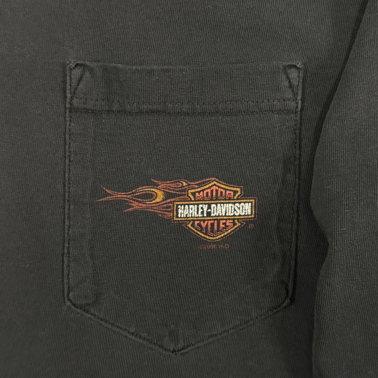Harley Davidson Vintage Harley Davidson Longsleeve Pocket Shirt Size US M / EU 48-50 / 2 - 3 Thumbnail