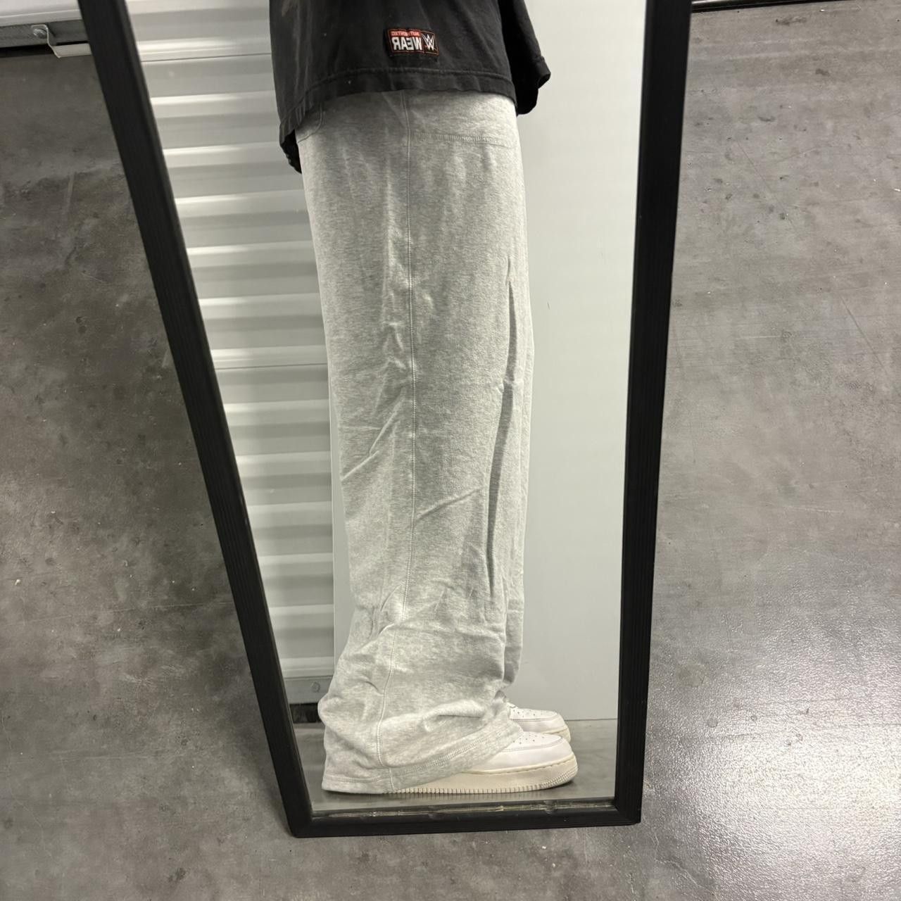 Vintage Crazy Vintage Y2K/2000s Super Baggy Wideleg Loungewear Essential Grey Sweatpants! Size US 36 / EU 52 - 1 Thumbnail