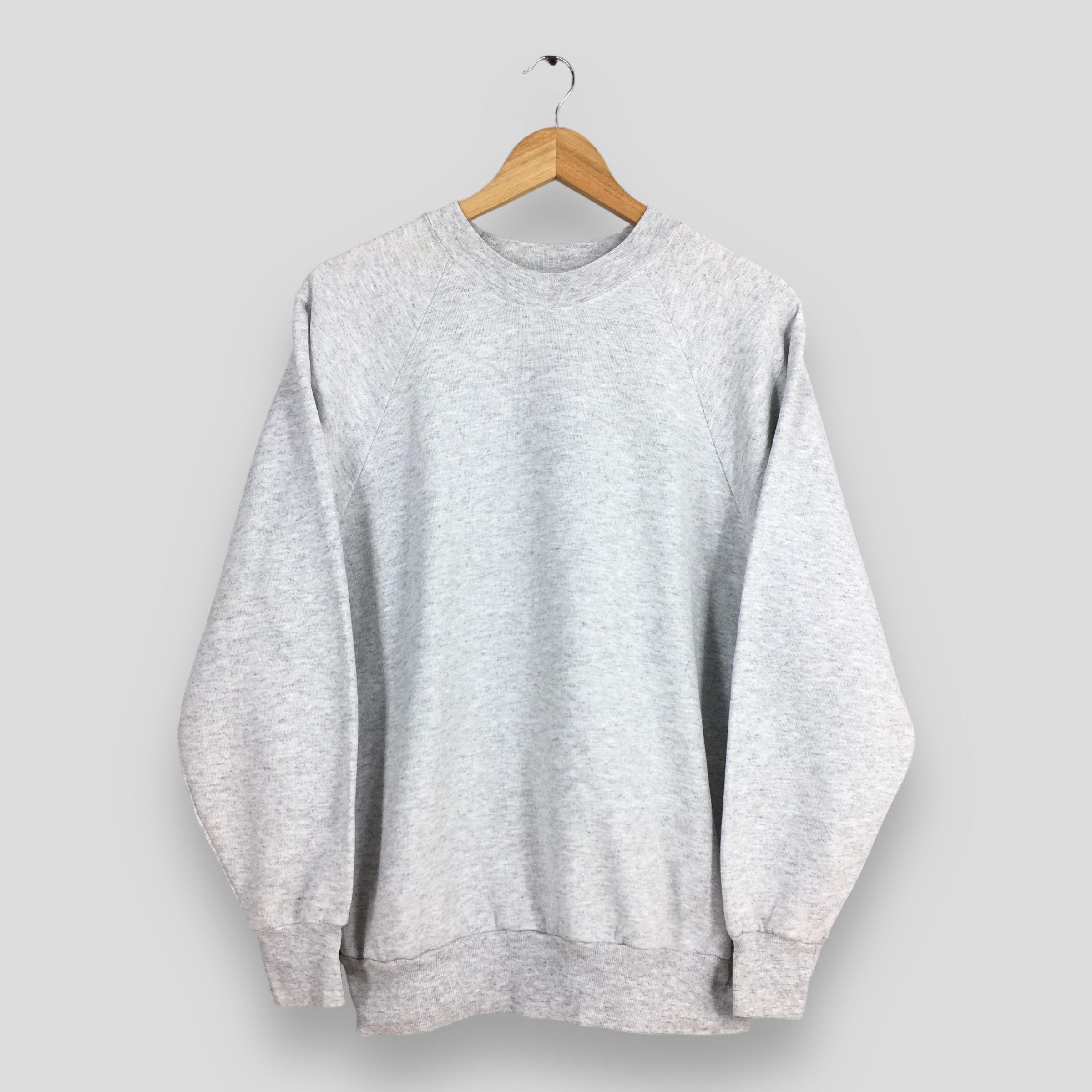 Vintage Vintage 90’s Oneita Usa Gray Sweatshirt Large Size US M / EU 48-50 / 2 - 1 Thumbnail