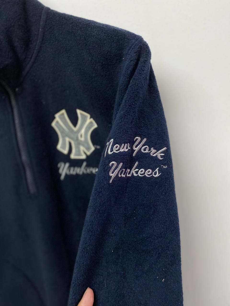 Japanese Brand vintage uniqlo x mlb new york yankees fleece anorak jacket Size US L / EU 52-54 / 3 - 4 Thumbnail