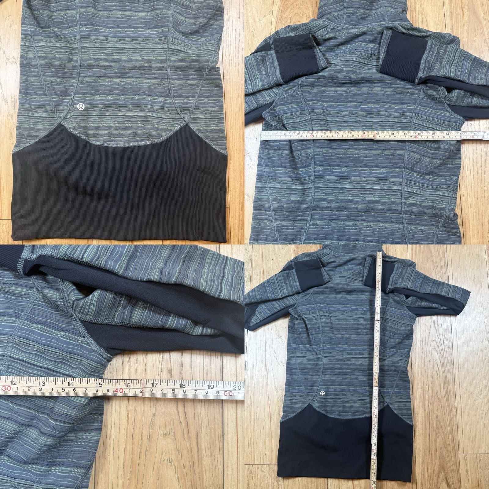 Lululemon Lululemon Hoodie Women’s 6 Full Zip Space Dye Twist Dark Slate Gray Activewear Space Twist Full Zip Womens 6 Size M / US 6-8 / IT 42-44 - 8 Thumbnail