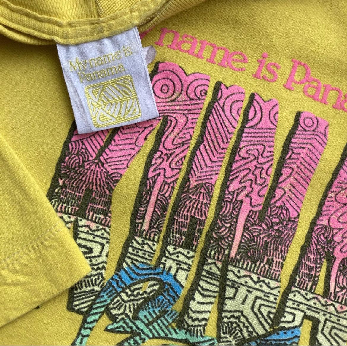 Vintage Vintage 80s My Name is Panama Kuna Style Surf Beach T-Shirt Size US L / EU 52-54 / 3 - 4 Thumbnail