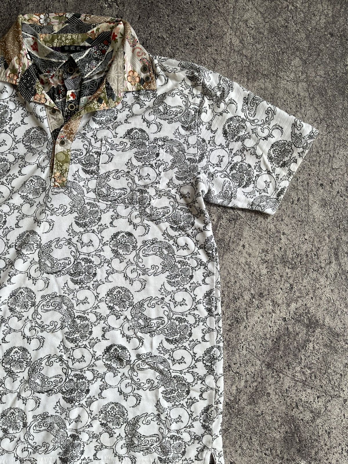 Japanese Brand Y2K Sukajan Style polo shirt Size US L / EU 52-54 / 3 - 3 Thumbnail