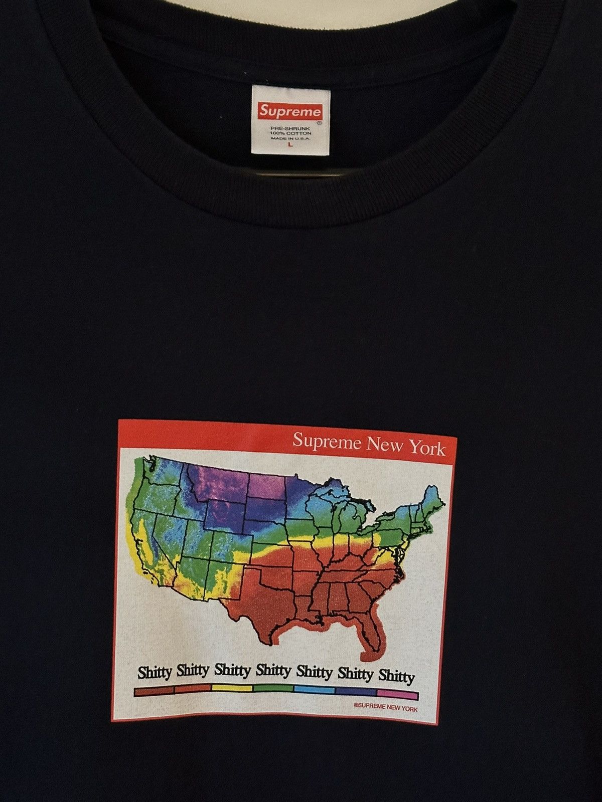 Supreme Supreme Weather Tee Size US L / EU 52-54 / 3 - 2 Thumbnail