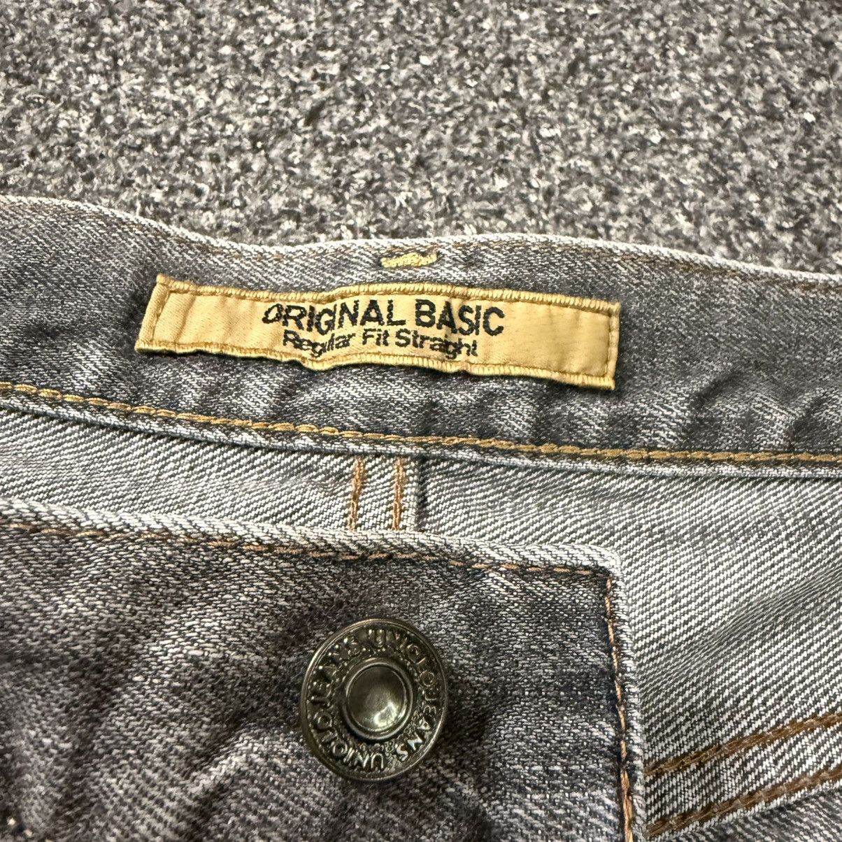 Undercover × Uniqlo Vintage Uniqlo S002 Regular Fit Straight Distressed Faded Size US 31 - 14 Thumbnail