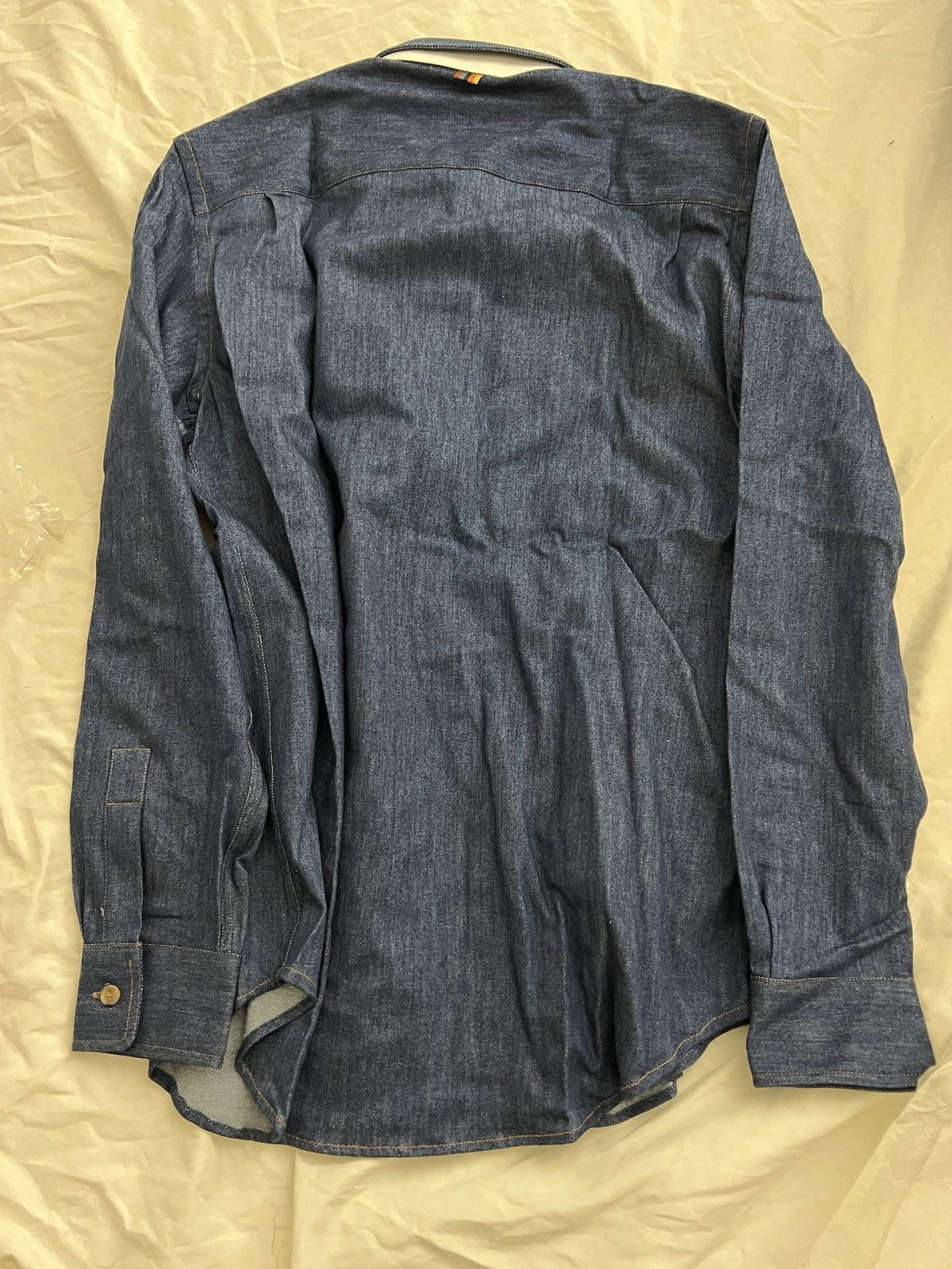 Paul Smith NEW Paul Smith Chambray shirt Denim snap button size small Size US S / EU 44-46 / 1 - 4 Thumbnail