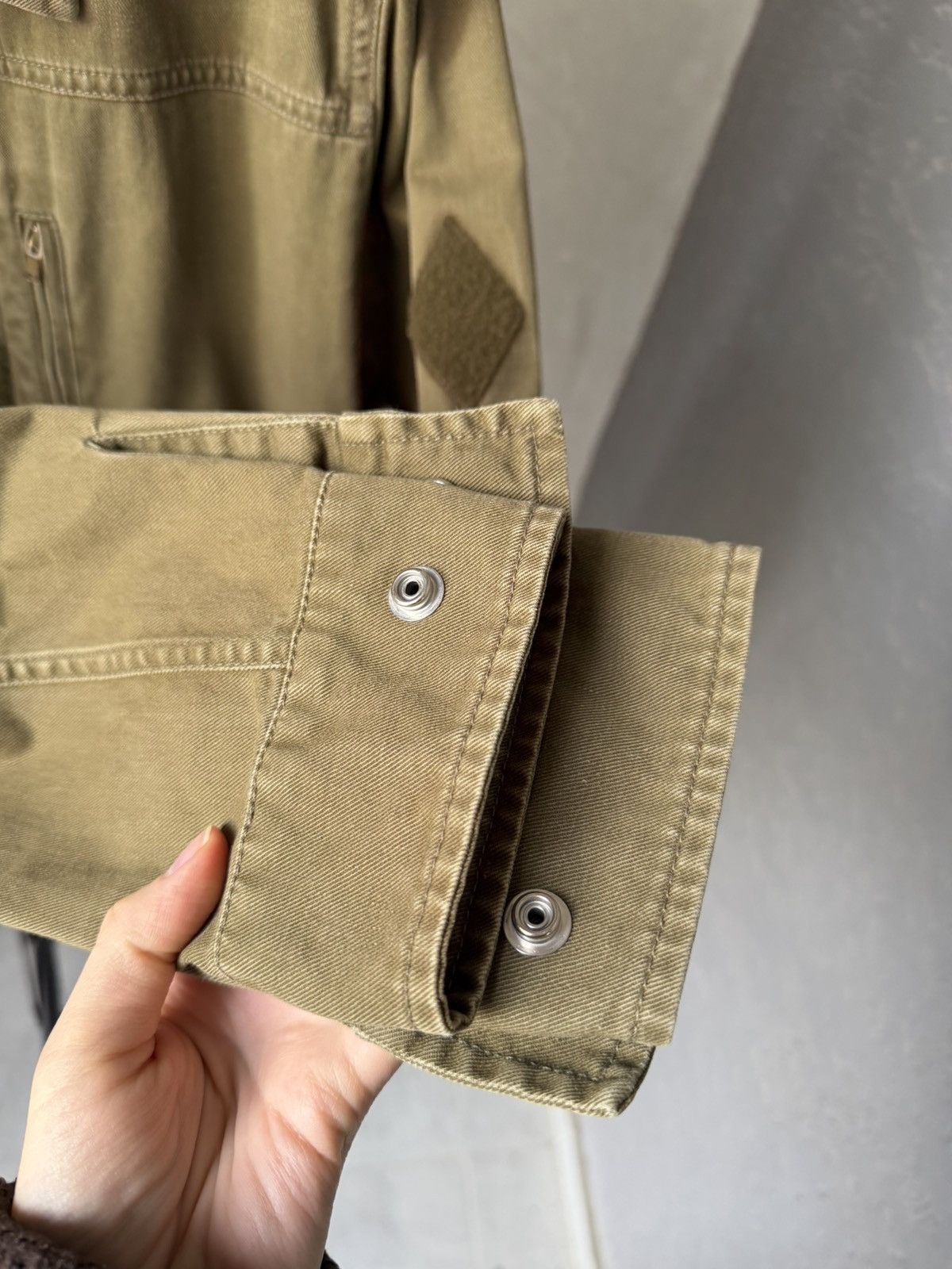 Saint Laurent Paris Saint Laurent Paris 16SS Military Jacket Khaki Size XS / US 0-2 / IT 36-38 - 10 Thumbnail
