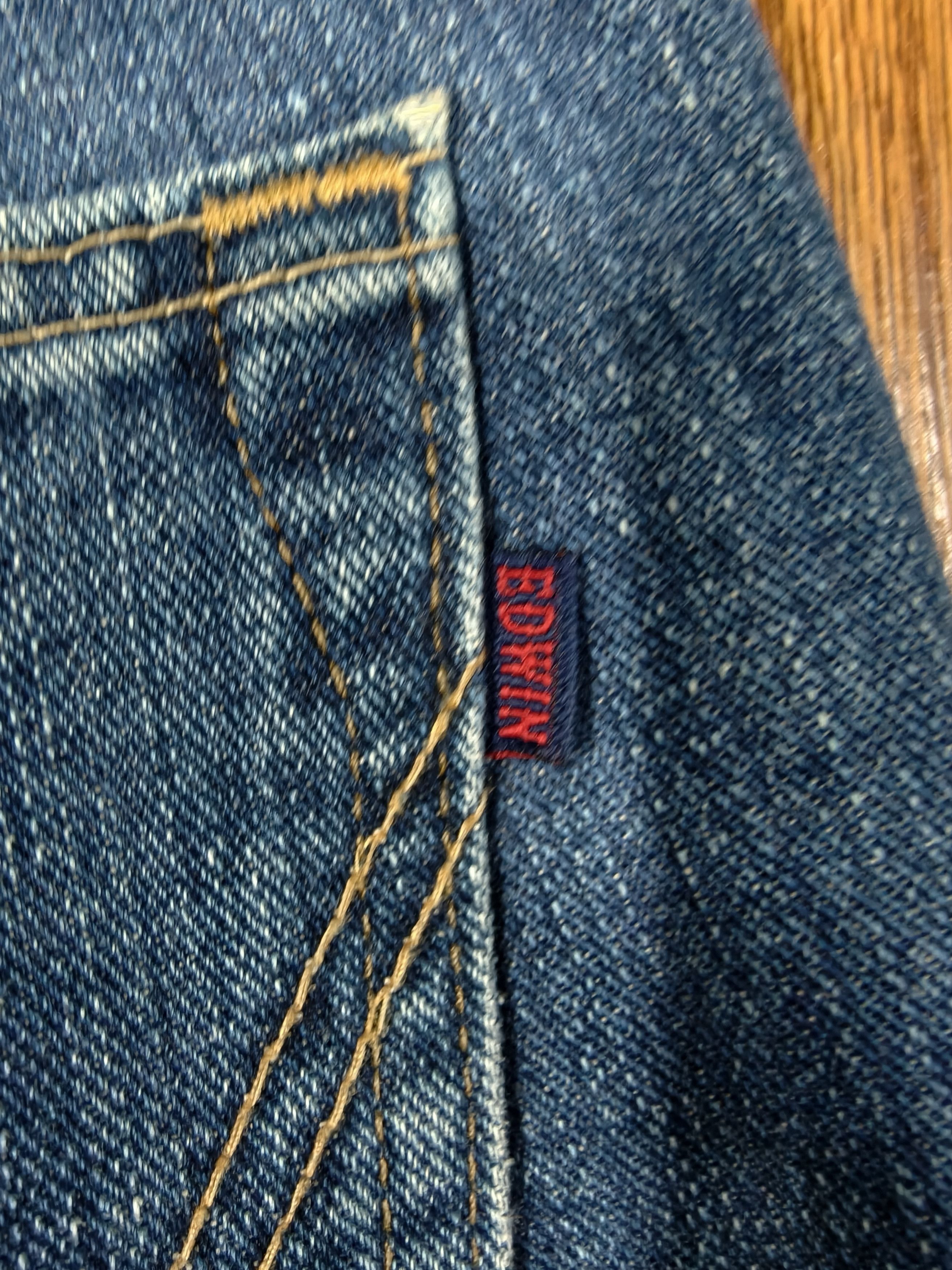 Edwin EDWIN 403 jeans International Basic made in JAPAN Size US 33 - 4 Thumbnail
