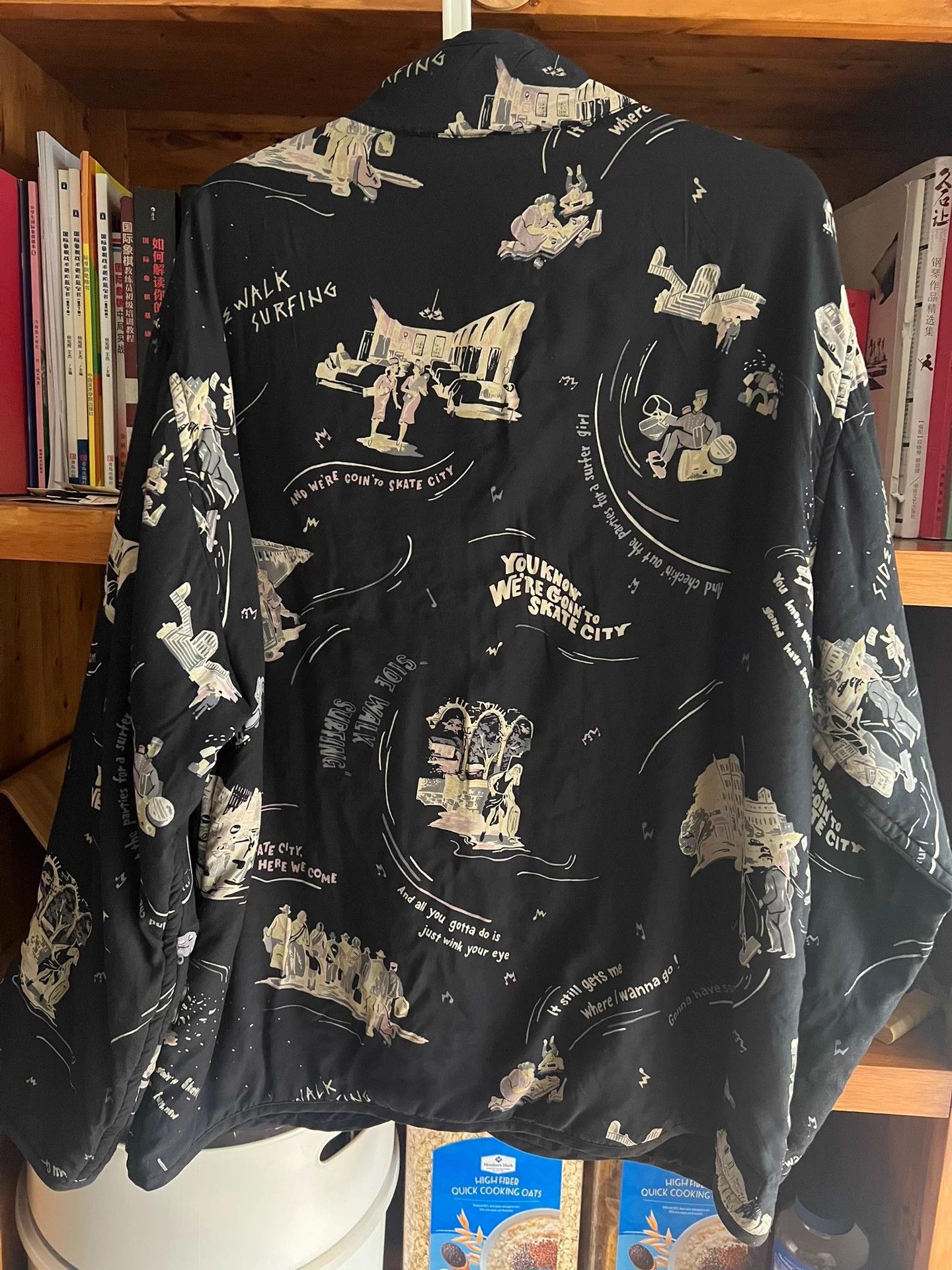 Porter Classic Porter Classic Black Hawaiian Shirt Thin Quilted Lining M Size US M / EU 48-50 / 2 - 6 Thumbnail