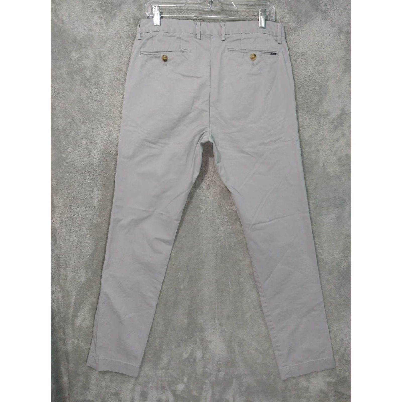 Polo Ralph Lauren Polo Ralph Lauren Pants Mens 32x34 Gray Chino Stretch Slim Fit Flat Front Twill Pants Mens Slim Gray Chino Stretch Flat Front Twill 32 34 Regular Size Size US XS / EU 42 / 0 - 2 Thumbnail
